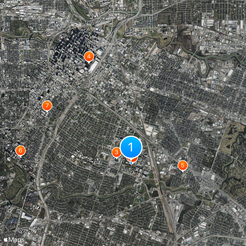 University of Houston System Map