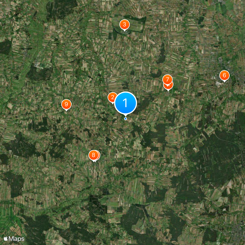 Komitet Obrony Robotników Map