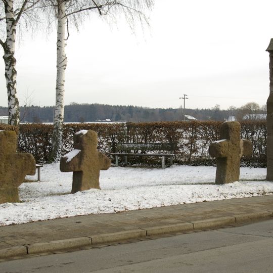 Bildstock und Steinkreuze
