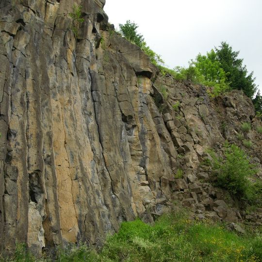 Lávový proud u Meziny