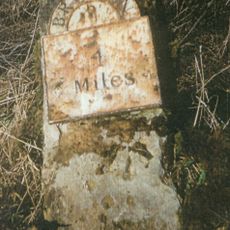 Milestone On Druley Hill, At Ngr St 7422 3729