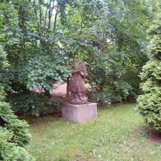 Socha svatého Jana Nepomuckého u Městských mlýnů v Chomutově