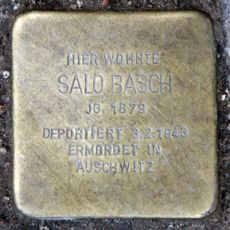 Stolperstein dedicated to Salo Basch