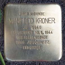 Stolperstein en memoria de Manfred Kroner