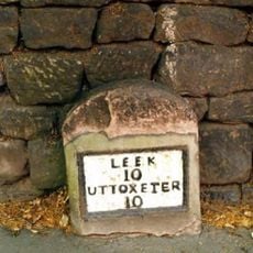 Milestone Near Junction Of Leek Road And Queen Street