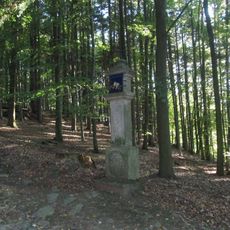 Boží muka na křížové cestě u Kamenice nad Lipou - 7. zastavení