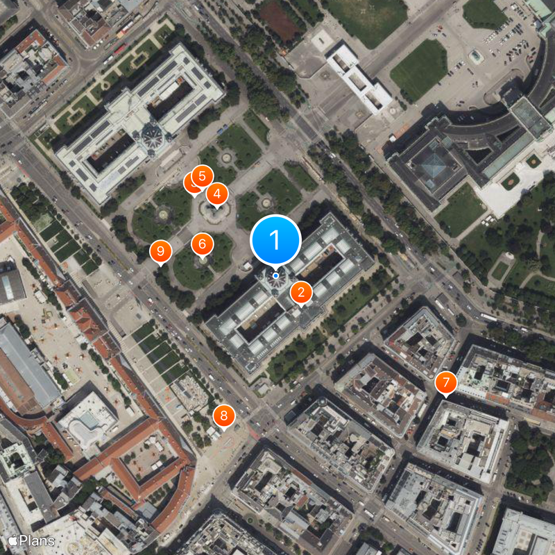 Museo de Historia del Arte de Viena Mapa