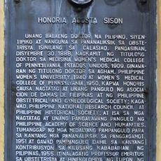 Honoria Acosta Sison historical marker