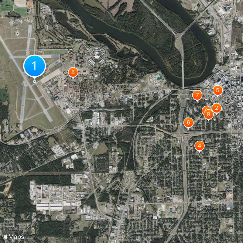 Maxwell Air Force Base Map