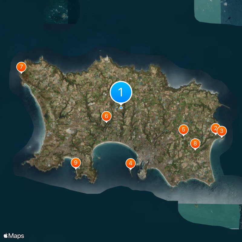 Jersey Mapa