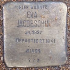 Stolperstein dedicated to Eva Jacobsohn