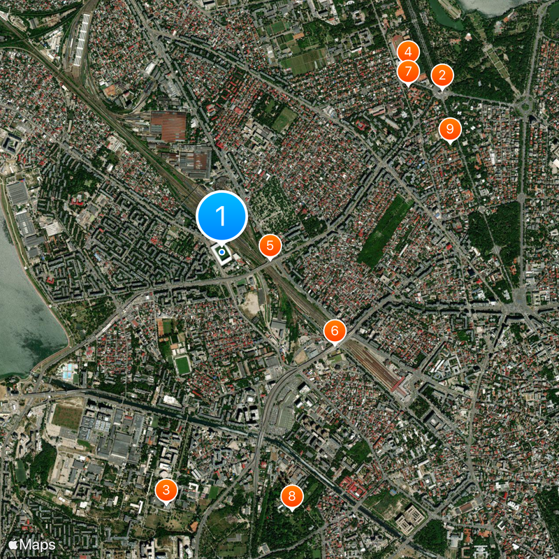 Stadionul Rapid-Giulești Map