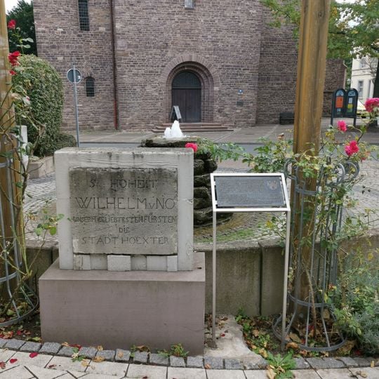 Gedenktafel an den Besuch von Wilhelm Oranien-Nassau in Höxter