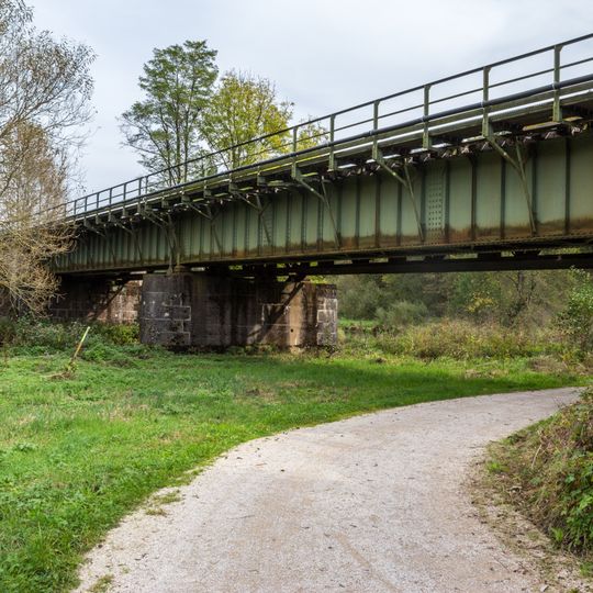 Eisenbahnbrücke in Vorra