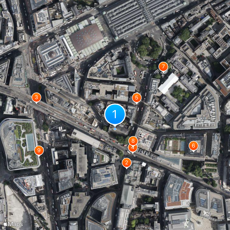 St Sepulchre-without-Newgate, Holborn Map