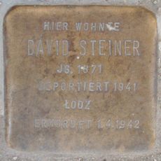 Stolperstein dedicated to David Steiner