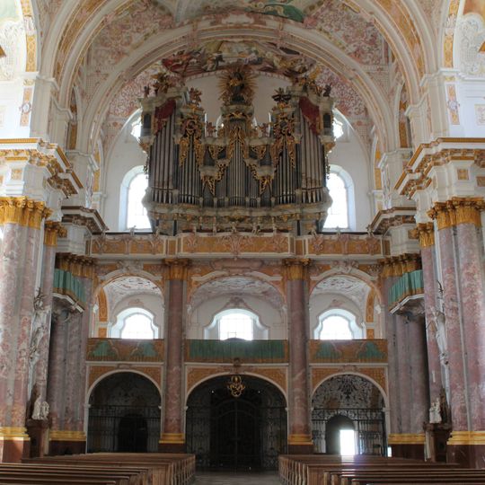 Pipe organ of Klosterkirche Mariä Himmelfahrt