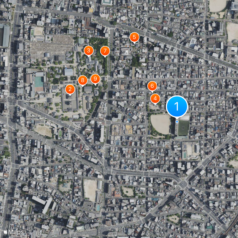 Kokoku High School Map