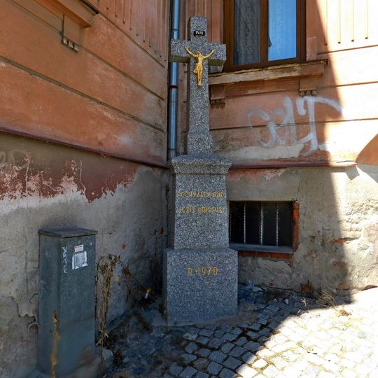 Kříž v Křížové ulici v Třebíči