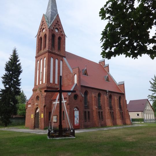 Kościół ewangelicki, ob. rzym.-kat. Najśw. Serca Pana Jezusa w Ładzinie