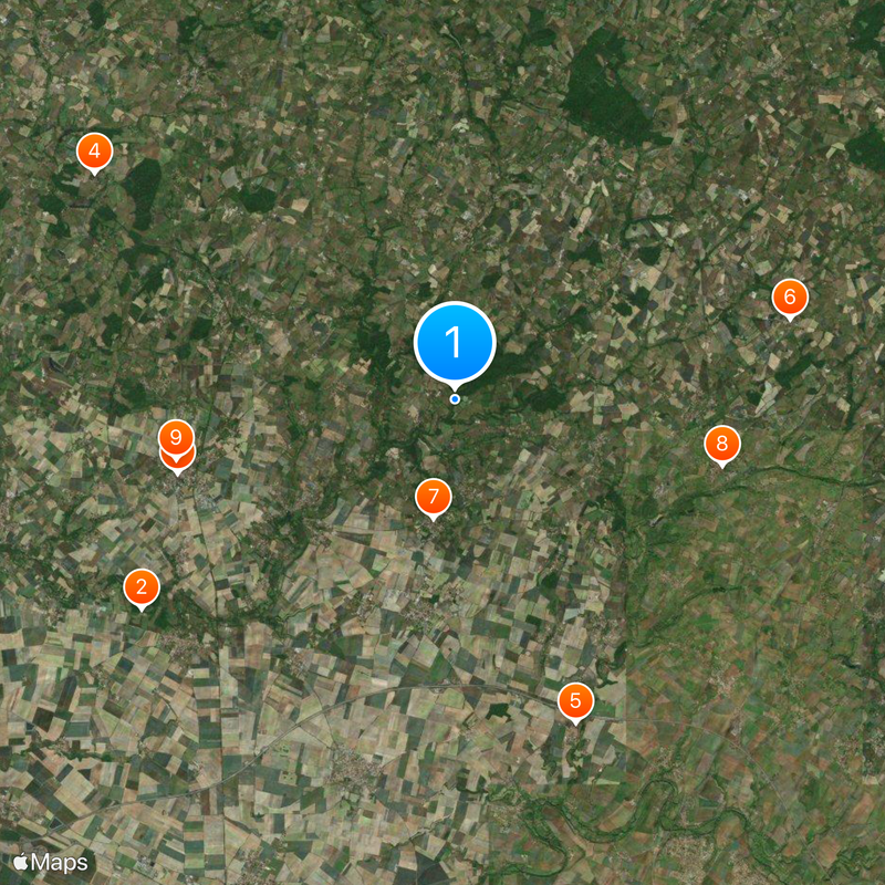 Aunis Map