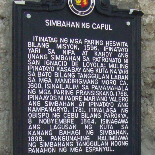 Church of Capul historical marker
