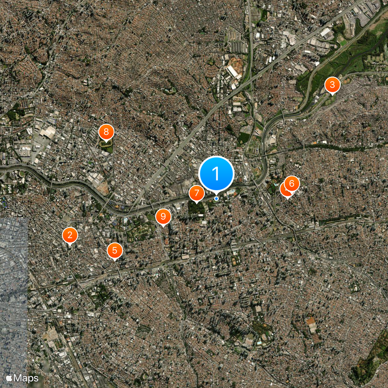 Estádio Parque São Jorge Map