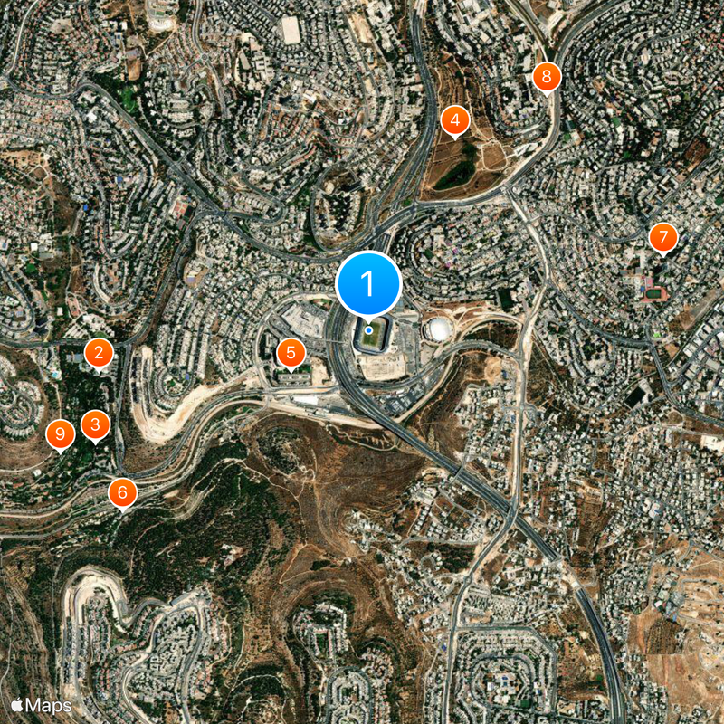 Teddy Stadium Map