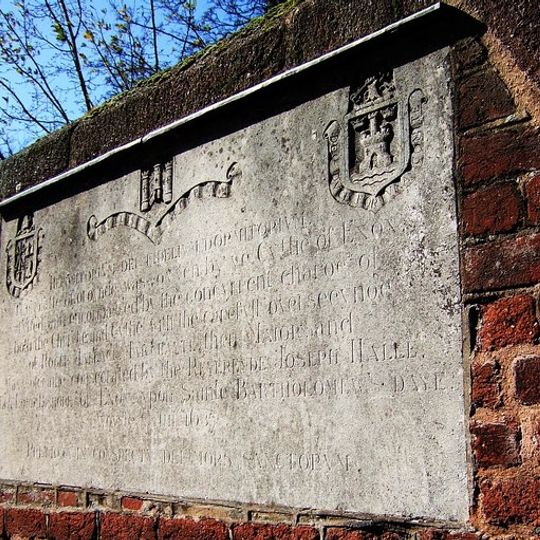 Wall Tablet In South Wall Of St Bartholomew's Churchyard.
