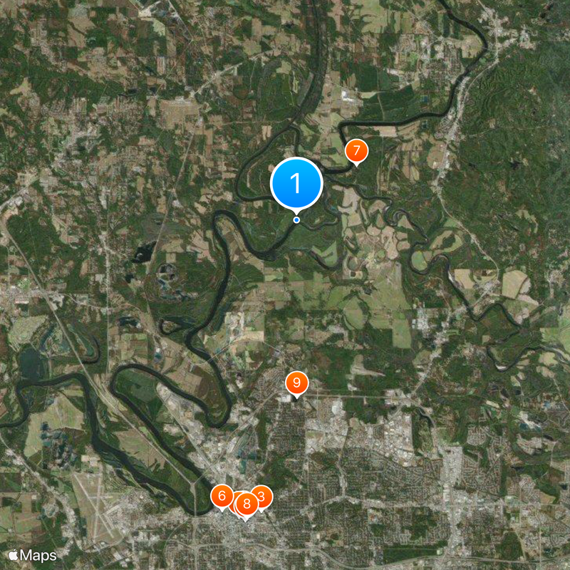 Coosa River Map