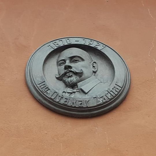 Pamětní deska Ing. Otakara Zachara v Točníku č.p. 1