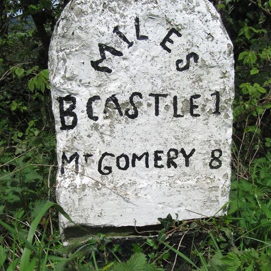 Milestone Approximately 220 Metres To South Of Heblands Cottage