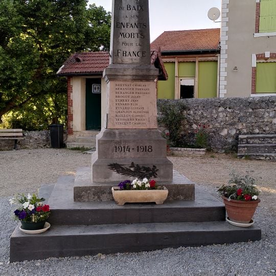 Monument aux morts de Plan-de-Baix