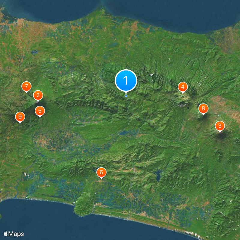 Tugu inscription Kaart