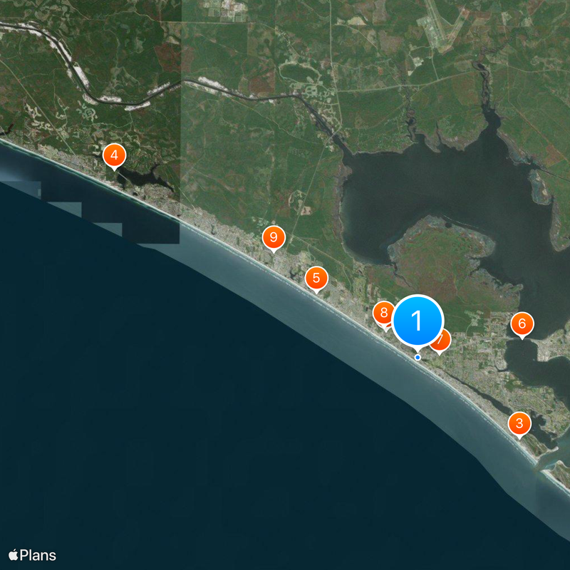 Panama City Beach Map