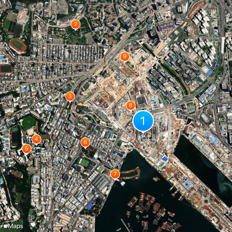 Kai Tak Sports Park Map