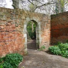 Two Garden Walls 30 Yards North Of The Priory