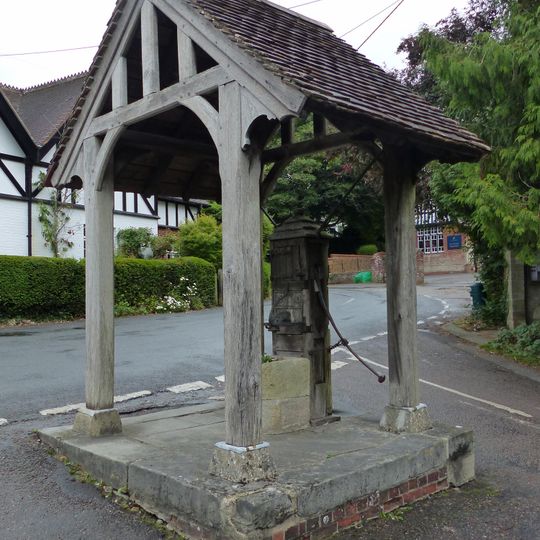 Village pump and pumphouse