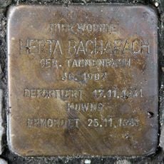 Stolperstein en memoria de Herta Bacharach