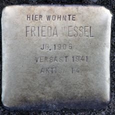 Stolperstein à la mémoire de Frieda Wessel