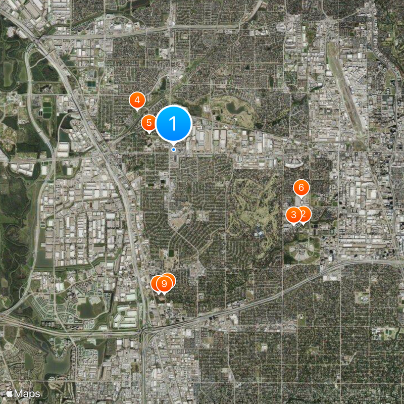 Taco Bell Map