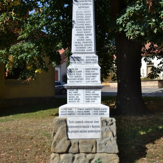 World War I memorial in Brno-Komín