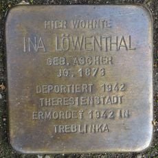 Stolperstein dedicated to Ina Löwenthal