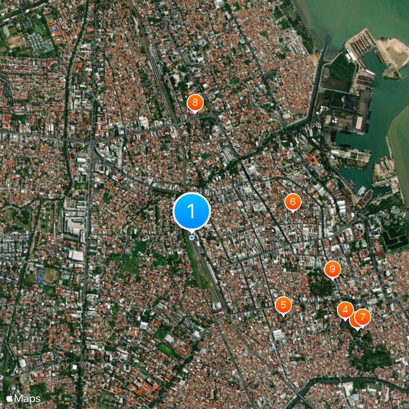Cirebon Prujakan railway station Map