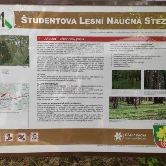 Študentova lesní naučná stezka