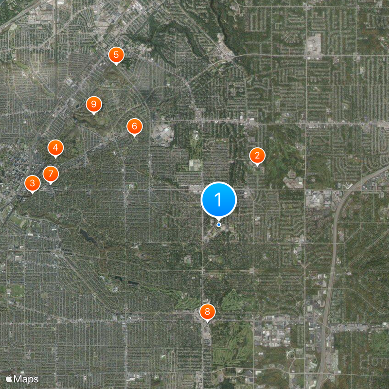 John Carroll University Map