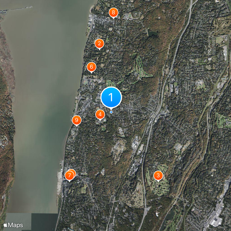 Dobbs Ferry Mapa