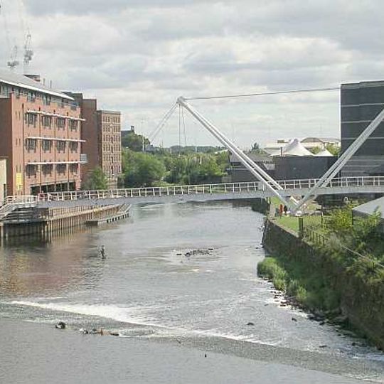 Leeds Dam On River Aire
