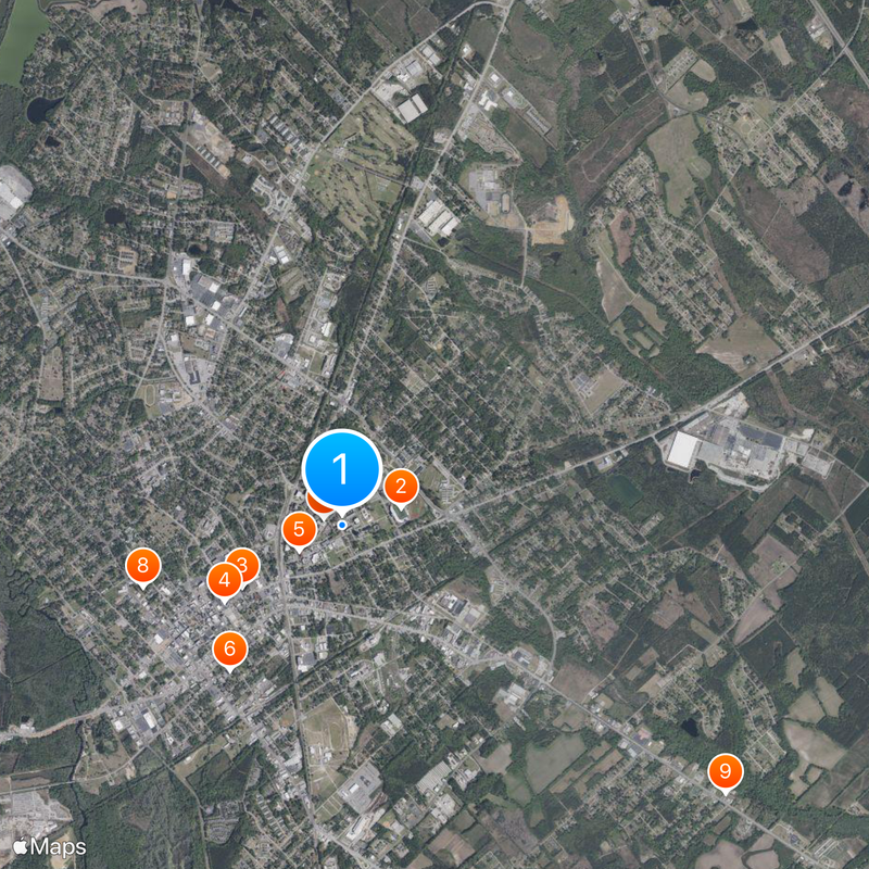 South Carolina State University Map