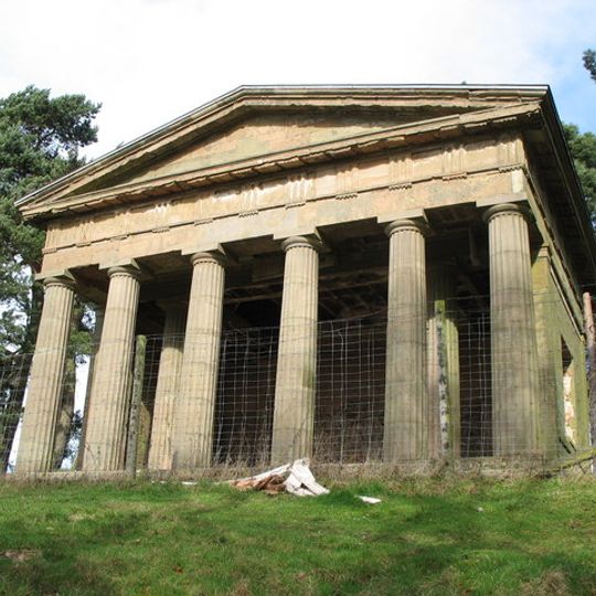 Temple Of Theseus About 1/2 Mile North Of Hagley Hall